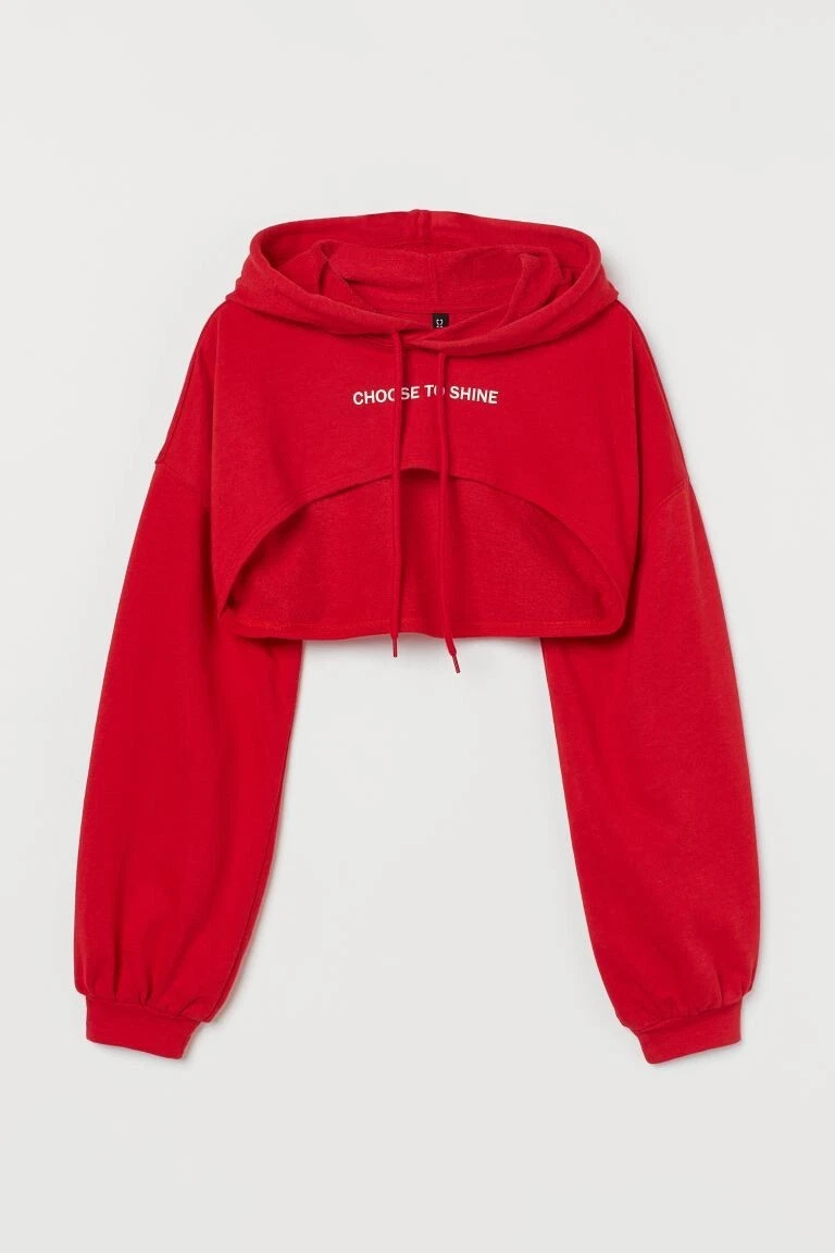H&m short hotsell hooded top