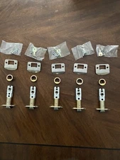 Schlage Chrome 2 3/8” - 2 1/4” Rounded Spring Latches (5) With Hardware