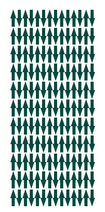 Dark Green Arrows Vinyl Color Code Inventory Label Stickers 1/2