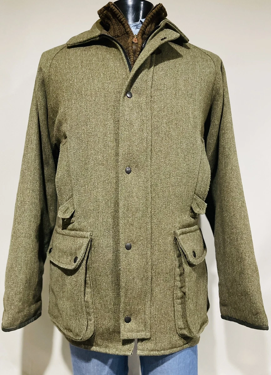 Green wool hunting jacket sale