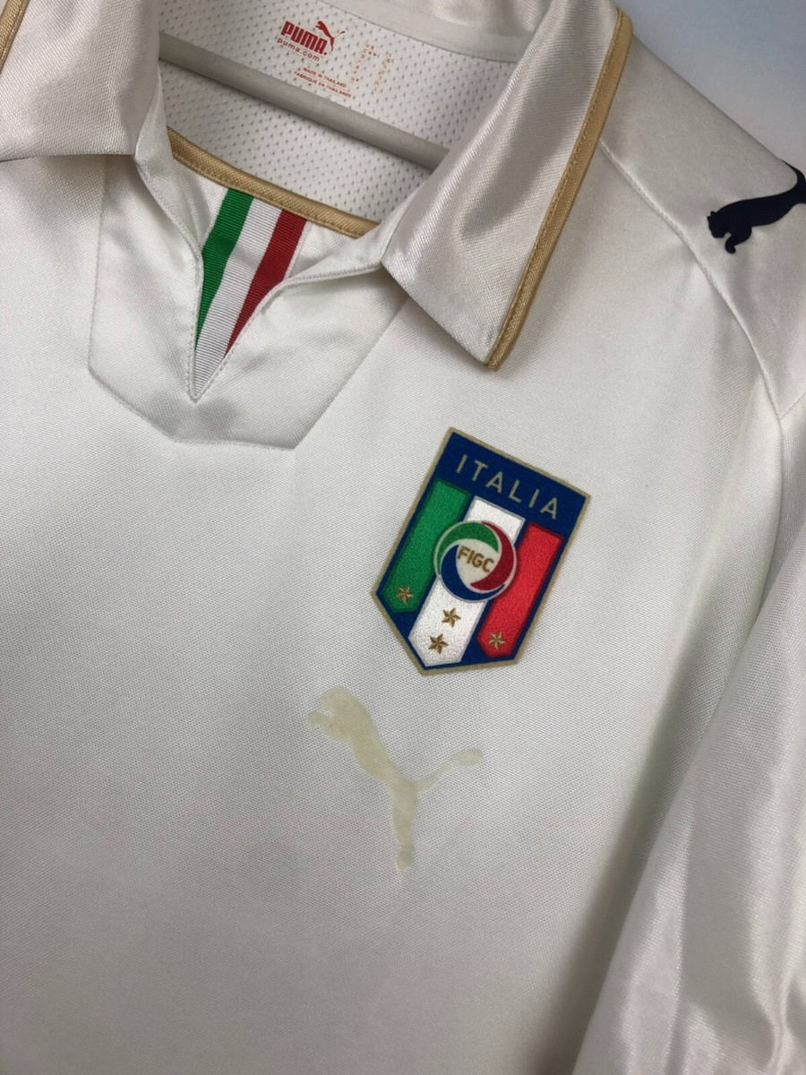 Italy Away football shirt 2007 Soccer Puma Jersey White Maglia
