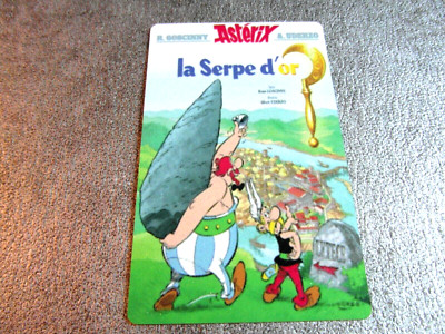 ASTERIX DIE GOLDENE SCHLANGE - SAMMLUNGSKARTE 2/39 DER ASTERIX ALBEN - 500 ex