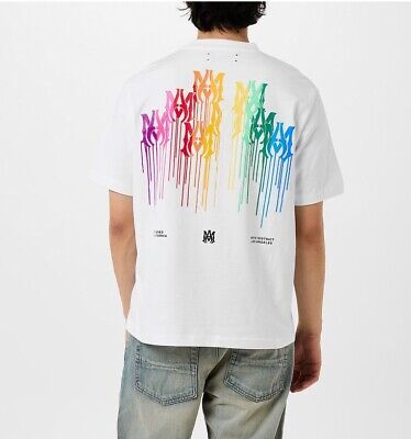 RRP$280 AMIRI PAINT DRIP TEE SN42 Drip Cotton Jersey T-Shirt RRP$280 AMIRI PAINT DRIP TEE SN42 Drip Cotton Jersey T-Shirt