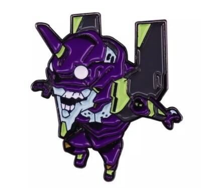 Evangelion EVA Metal Enamel Pin Badge Japanese Anime | eBay UK