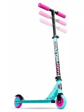 Madd Gear Rize 100 Pink Teal Light Up Folding Scooter 600-114 Max Weight 143