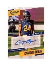2021 Prestige GREEN XTRA POINTS SP ROOKIE CAMRYN BYNUM AUTO RC! CAL STAR, Viking