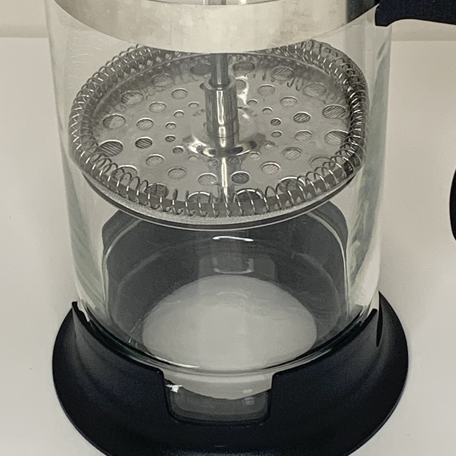 IKEA Upphetta French Press Coffee Maker Glass Plastic Stainless 34 oz