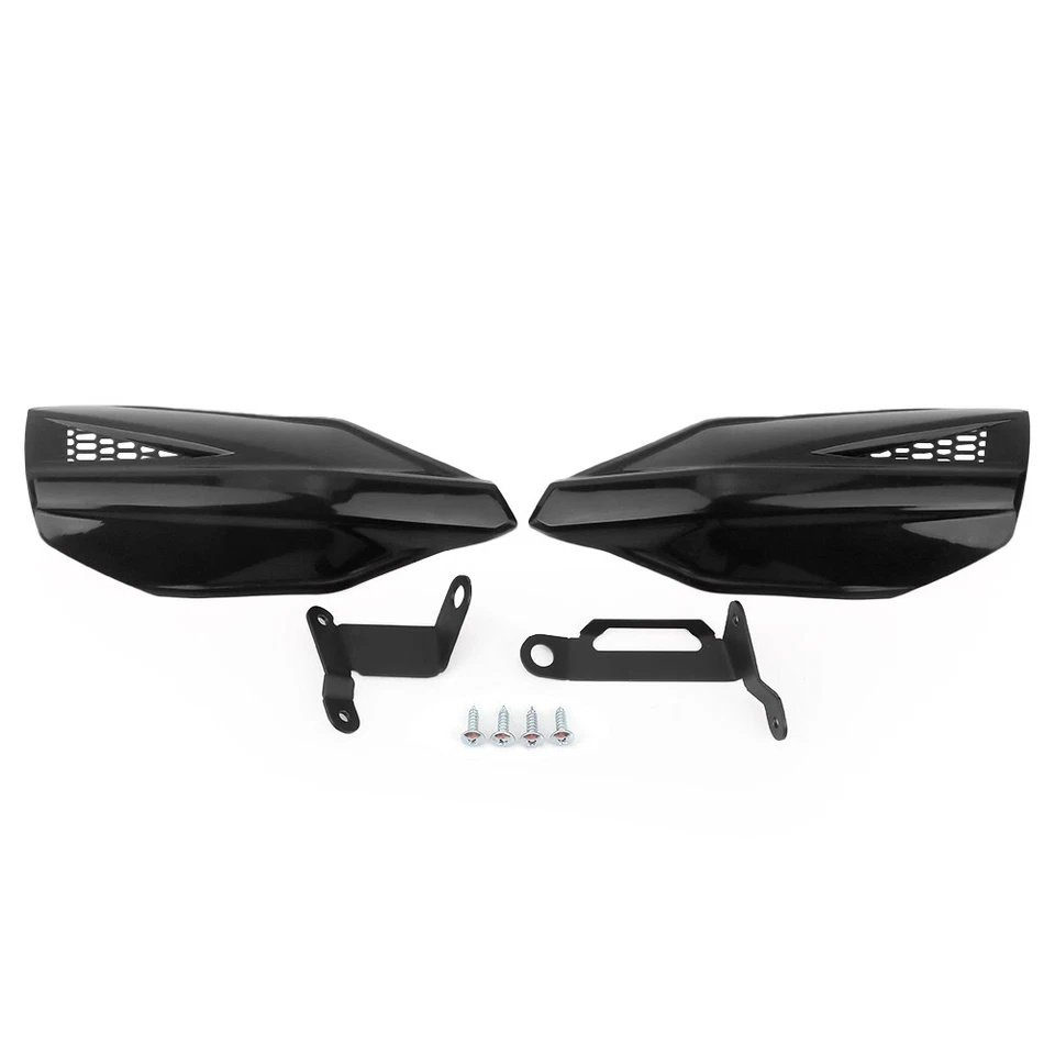 Kit protector de manos negro para Honda CRF230L CRF230M CRF250M CRF250L CRF300L Foto 3 de 4