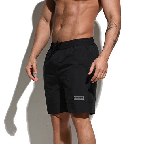 Pantalones cortos de tabla suelta DESMIIT para hombre Qucik secos deportes gimnasio baúles relajantes 5115 - Imagen 8 de 17