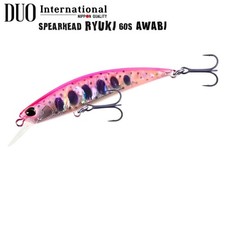 DUO Sinking Twitch Minnow Lure Spearhead Ryuki AWABI 60S