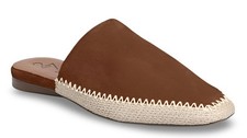 Naturalizer Women's Tan Brown Suede Candice Slip On Mules NW/OB 6.5M