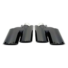 Muffler Tail Tip Exhaust Pipe Left Right Fit Porsche Macan 2014-2018 2.0L