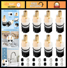 8 Pack Faucet Stem Replacement Kit for Delta Two Handle Faucets, Includes Cartri