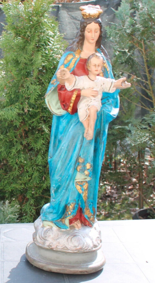 Maria mit Jesuskind-Madonna-Statue-Figur-Höhe ca. 43 cm