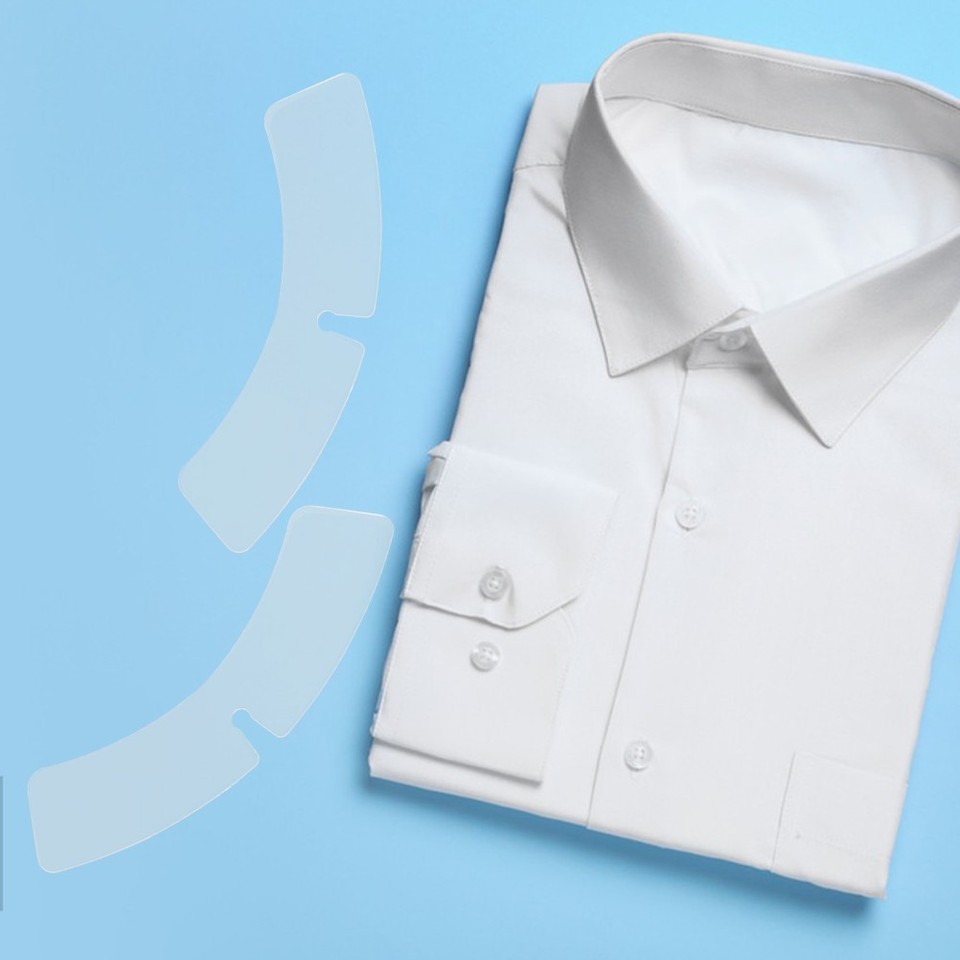100 Pcs Dress Shirt Collar Inserts Plastic Collar Stays for Men Support ...