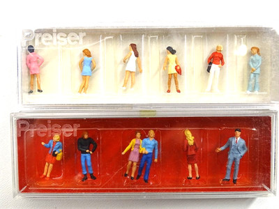 Preiser 10054 drei Paare , 14006 Teenager Figuren H0 in OVP - Set 6