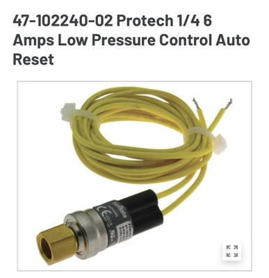 #ad #ad Protech 1 4” 6 Low Pressure Control Auto Reset 47 102240 02 Limit Switch $14.95