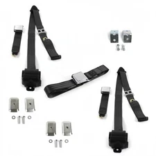 Ford Truck 1948 - 1952  Airplane 3pt BK Bench Seat Kit w/Brackets 3 Belts 