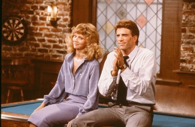 LMP63-052 1980s Sitcom Cheers Actor Ted Danson On Set Orig 35mm COLOR SLIDE