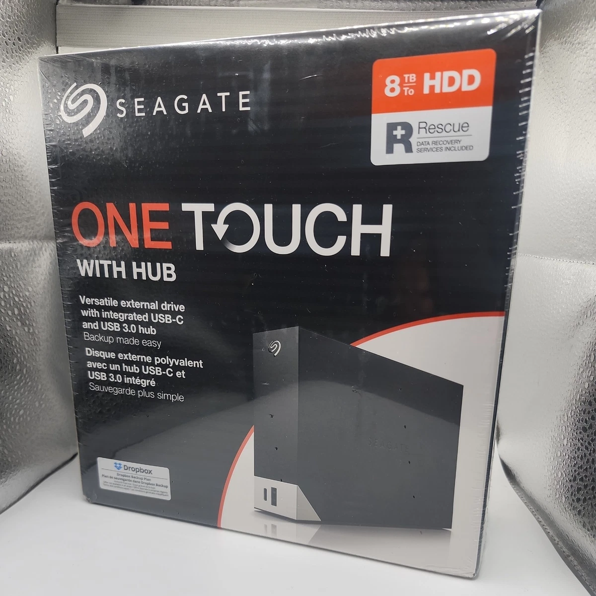 Seagate 128 MB Cache External Hard Disk Drives 8 TB Storage