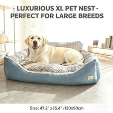 Jumbo Orthopedic Dog Sofa Bed All-Season Non-Slip Base 4 Sizes Available