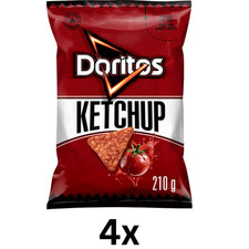 4 X Doritos Ketchup Flavoured Tortilla Chips 210g - Free Shipping