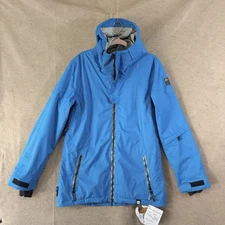 Ride Cocona Genesee Snowboard Jacket Womens Sz M Blue Down Fill Layered NWT