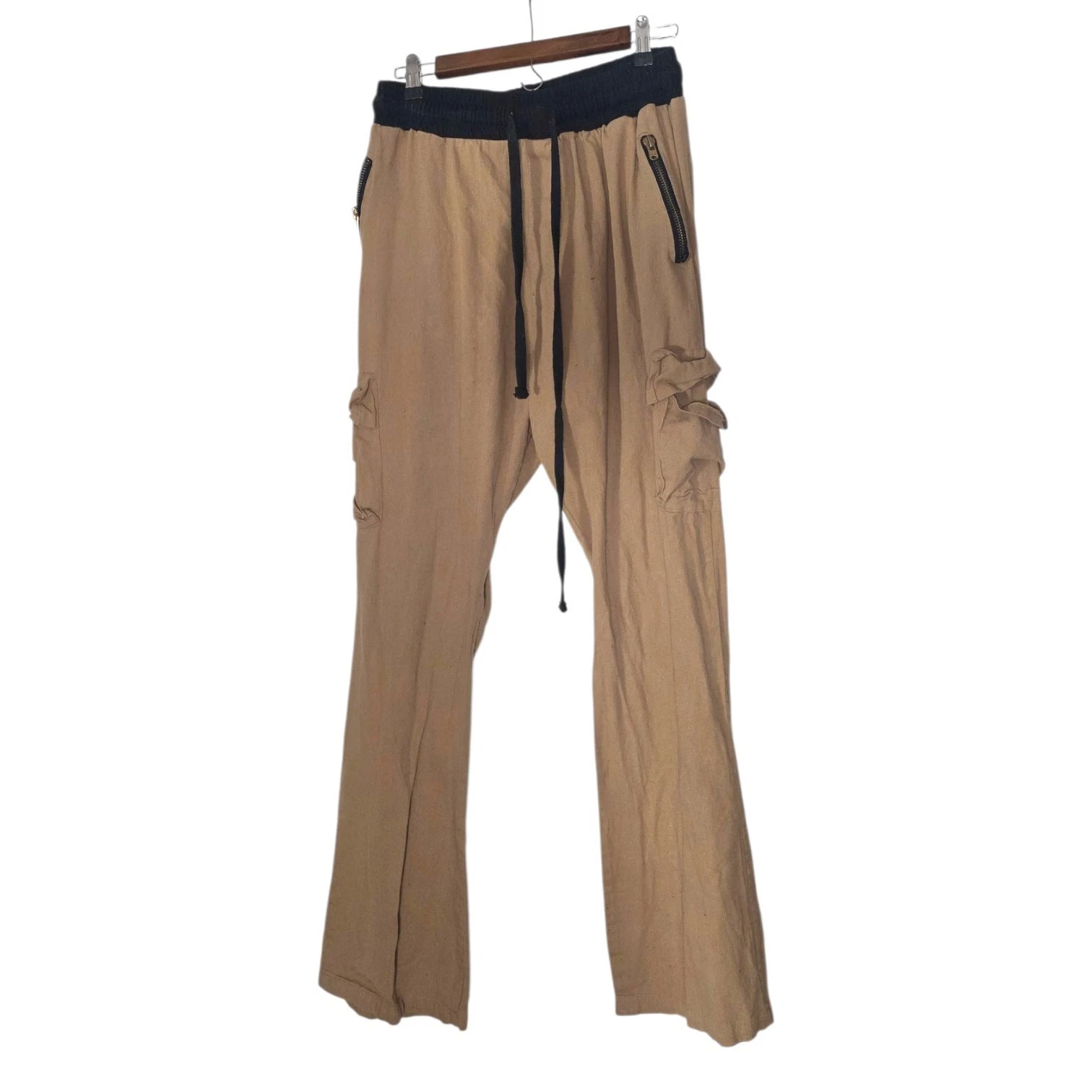 MNML Cargo Drawcord II Jogger Pants Khaki Size L Cotton Streetwear Men's
Opens in a new window or ta