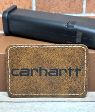 Leatherette Carhartt Patch - Iron on Adhesive Carhartt Patch