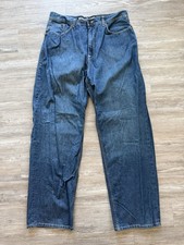 Ecko Unltd Jeans Baggy Blue y2k baggy skater hip hop Oversized Pockets 38 X 33