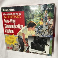 Radio Shack 49 MHz FM Audionic Two Way Communication System TRC-508 Excellent