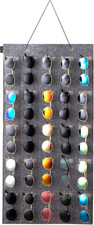 Sunglasses Organizer Storage- Hanging Eyeglasses Wall Pocket Mounted,Eyewear ...