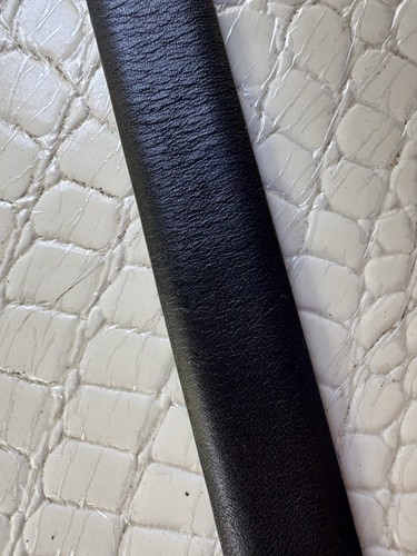 Cintura vintage Gap donna media nera vera pelle fibbia ottone made in USA LEGGI - Foto 5 di 15