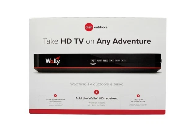 Receptor DISH Wally HD, receptor de TV vía satélite portátil, envío rápido y seguro Foto 4 de 4