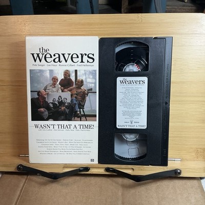The Weavers - Wasnt That a Time (VHS) Pete Seeger Don McLean Holly Near Tested