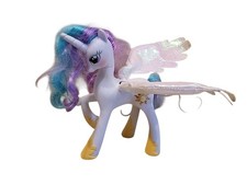 My Little Pony 9" Talking Princess Celestia Lights Hasbro 2011 works great toy