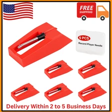 6 Pack Record Player Needle Replacement, Upgraded Vinyl Needle...