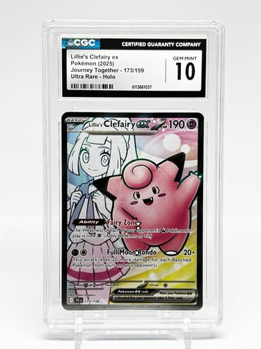 Lillie's Clefairy ex graded CGC 10 for sale on eBay