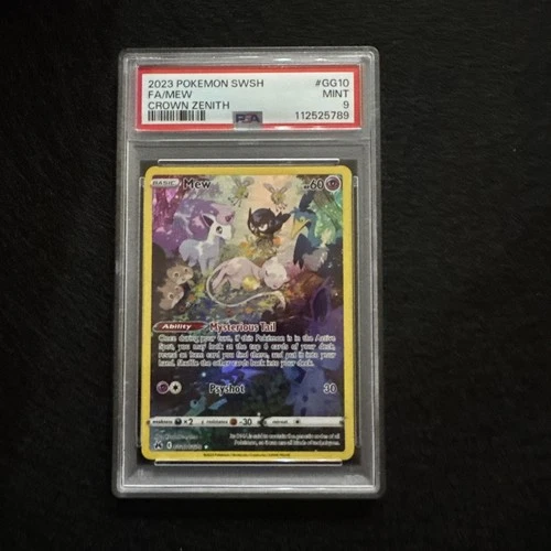 GRADED PSA 9 2023 Pokemon SWSH FA/Mew Crown Zenith #GG10