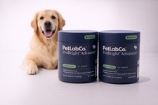 2X Petlabco.Advanced Dental Powder LARGE Dog Breath Fresh Teeth Clean 30 Scoops