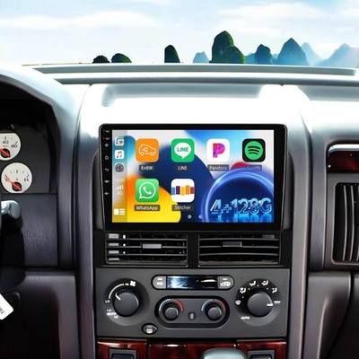 [4+128G] Android 15 Car Radio Stereo for Jeep Grand Cherokee 1998-2005 with W...