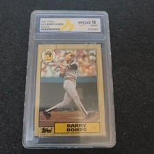 1987 Topps - Barry Bonds #320 (RC), 1993 Bleachers 23KT Gold Border WCG 10
