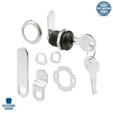 Diecast Drawer Cabinet Lock with Satin Nickel Finish