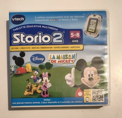 Jeu Vtech pour Storio La Maison de Mickey Storio 2 3 Max .... - Photo 1/4