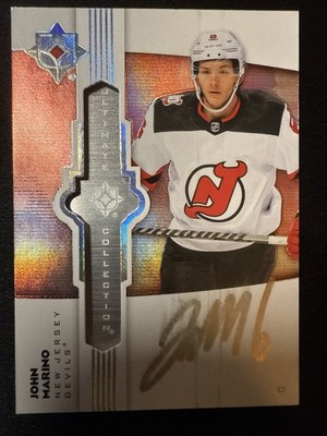 2022-23 UD Ultimate Collection Emblems #UE-MA John Marino Gold Auto RC