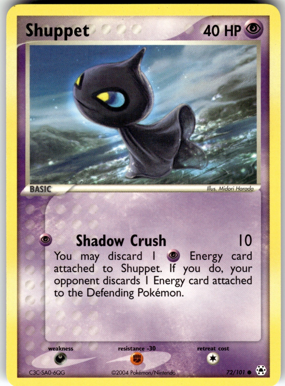 Shuppet Hidden Legends 72/101 2004 NM