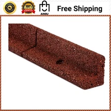 EcoBorder 4 ft. Red Rubber Landscape Edging (6-Pack)