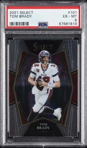 2021 PANINI SELECT #101 TOM BRADY PSA 6