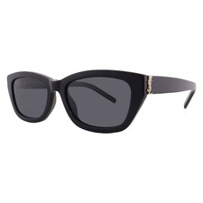 Saint Laurent Black Cat Eye Ladies Sunglasses SL M153 001 55 SL M153 001 55