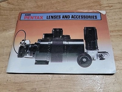 Asahi Pentax Lenses & Accessories System Overview Booklet Genuine 